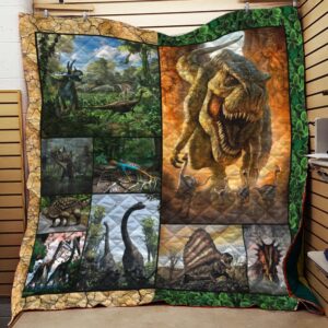 Dinosaurus World Quilt Blanket  Quilt